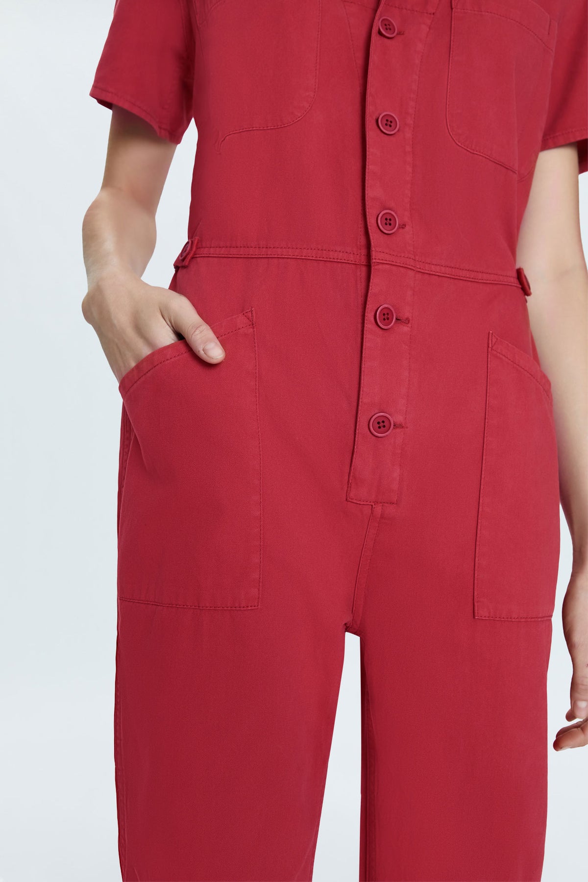 Grover Jumpsuit - Rouge