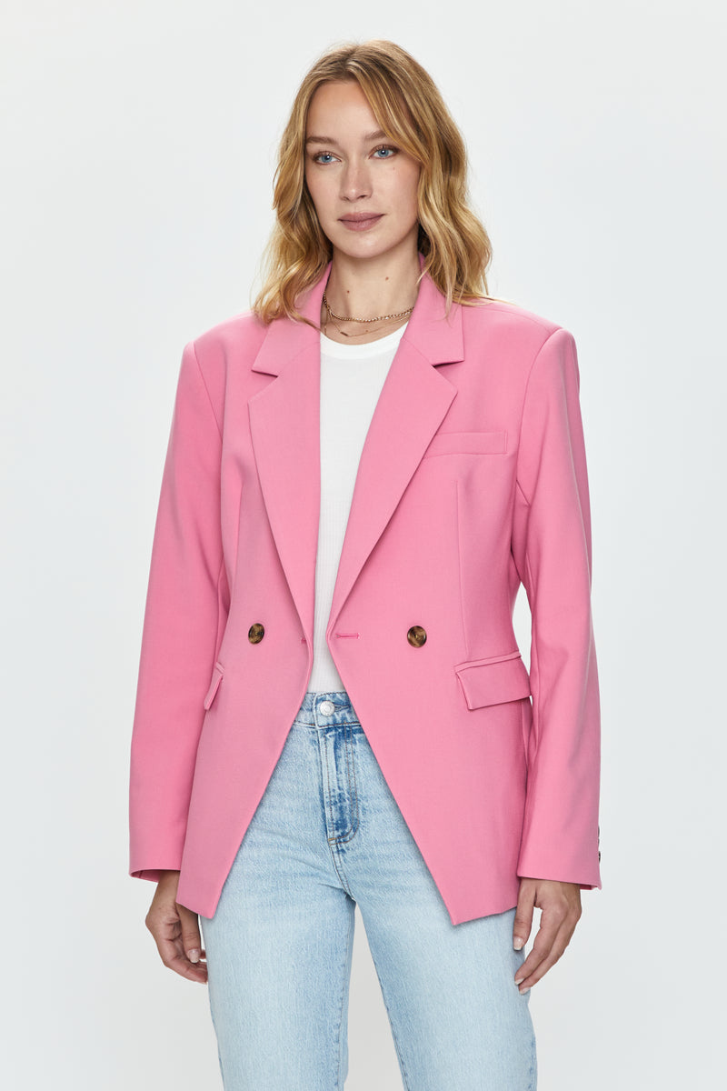 Remy Double Breasted Blazer - Pink Cosmos – Pistola Denim