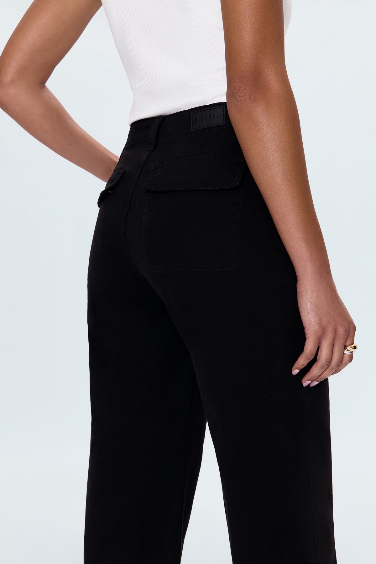 Sophia Wide Leg Pant - Black