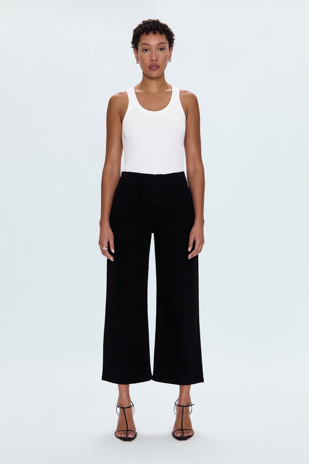 Sophia Wide Leg Pant - Black