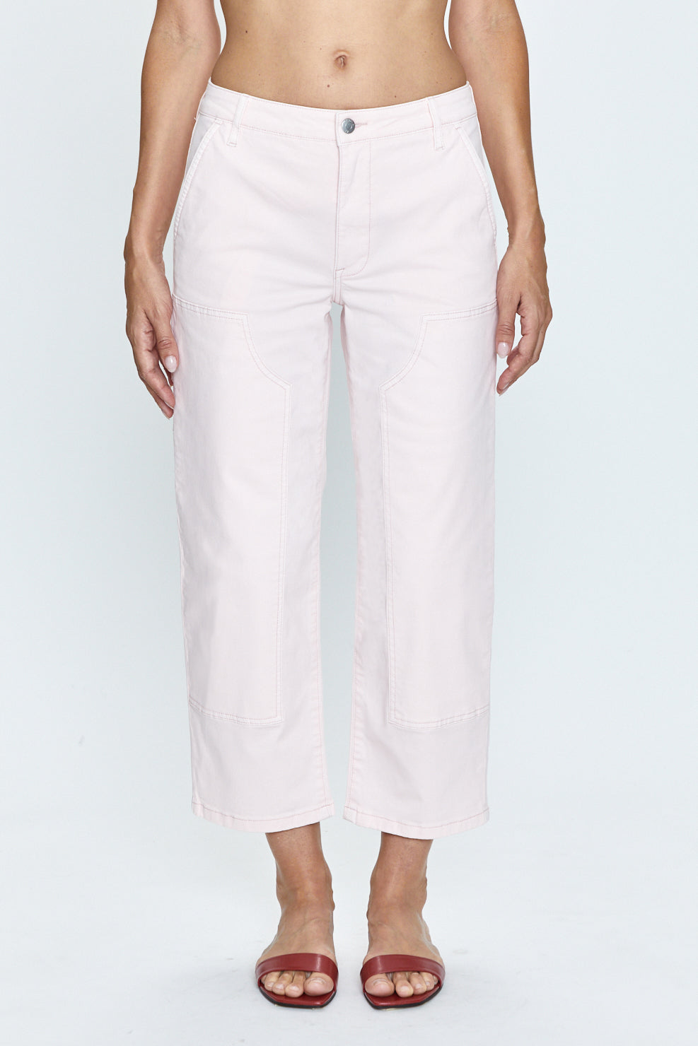 Ashton Carpenter Pant - Soft Blush