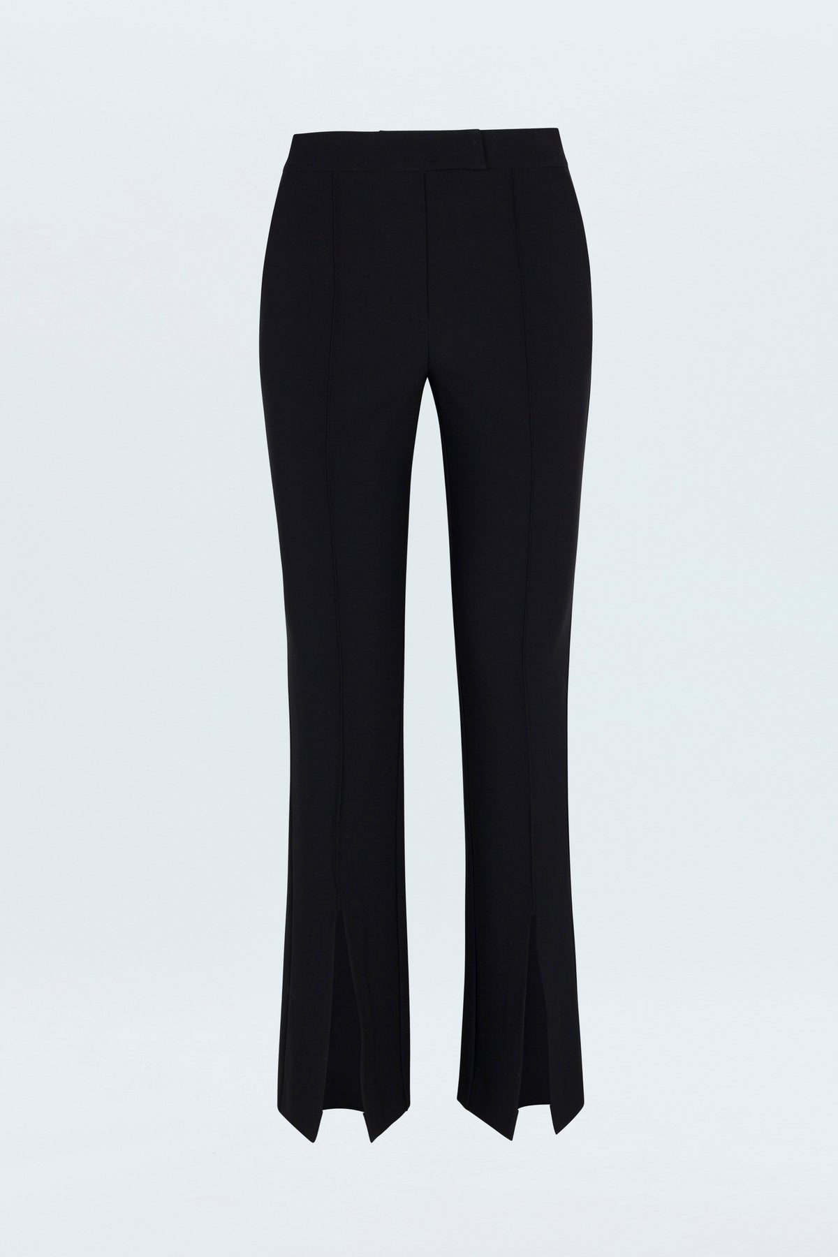 Diana Front Slit Trouser - Black