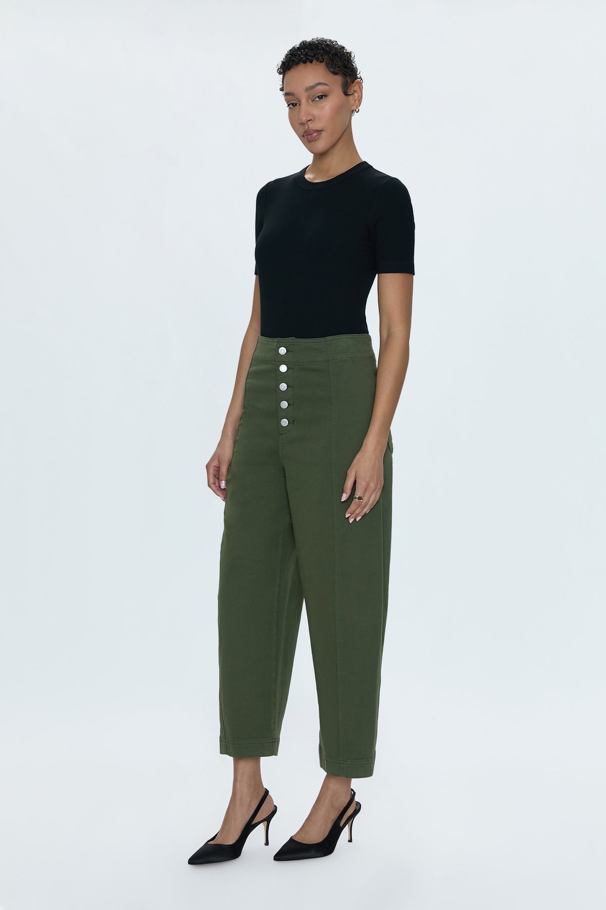 Suki Barrel Leg Trouser - Admiral