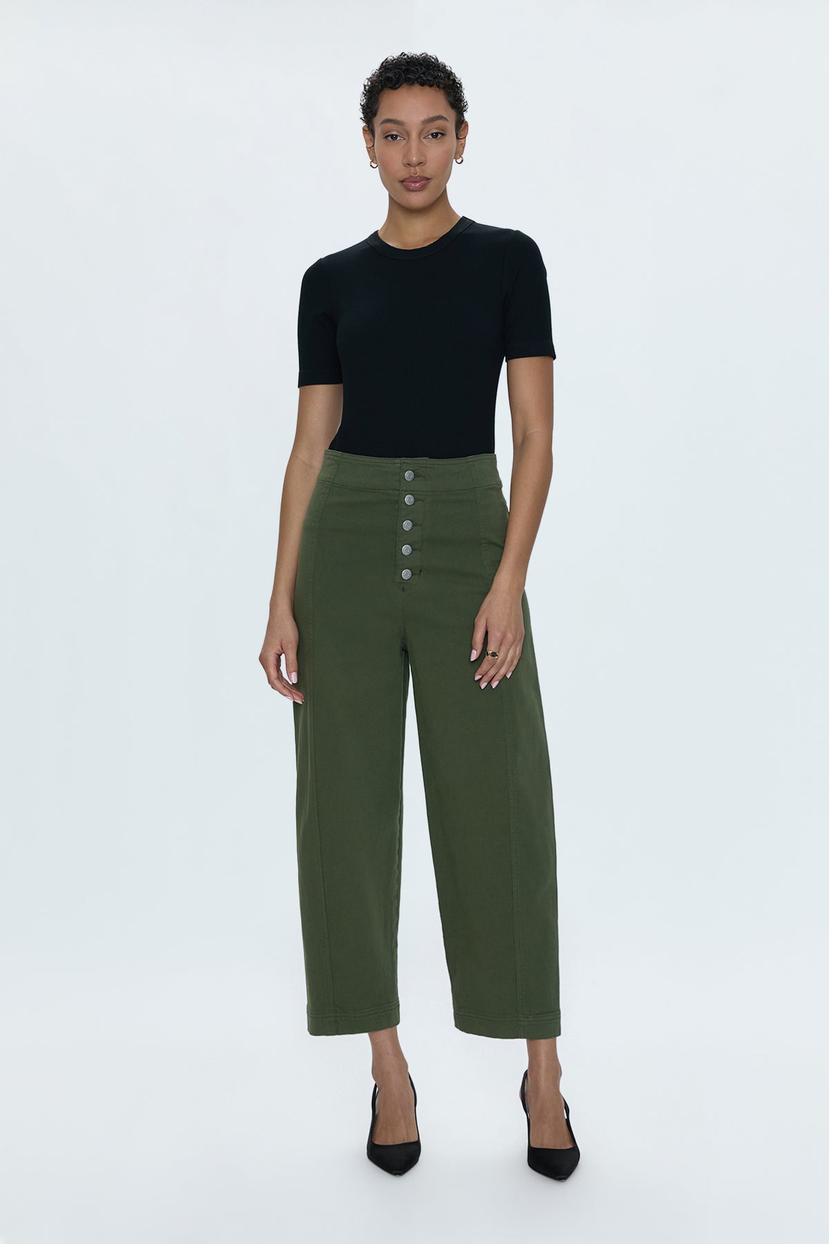 Suki Barrel Leg Trouser - Admiral