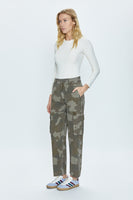 Addie High Rise Trouser - Camo