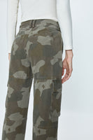 Addie High Rise Trouser - Camo