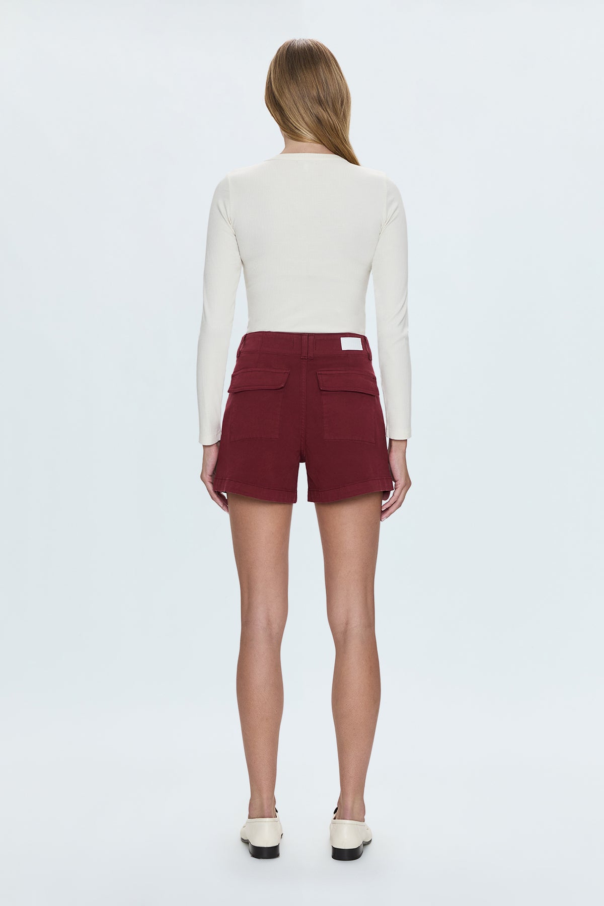 Marissa High Rise Utility Short - Sangria