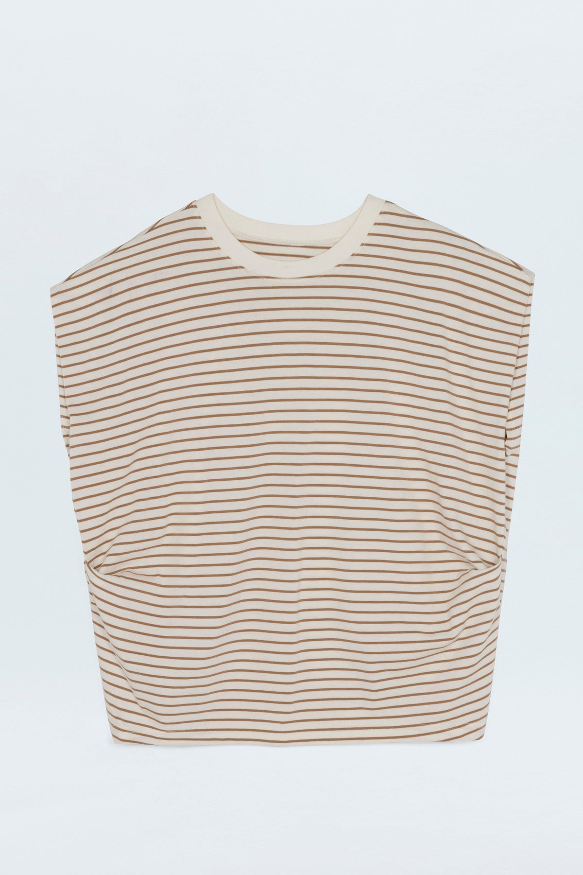 Trina Muscle Tee - Sable Stripe