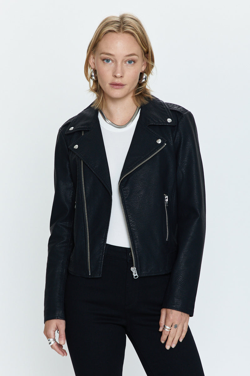 Nicolette Moto Jacket - Noir – Pistola Denim