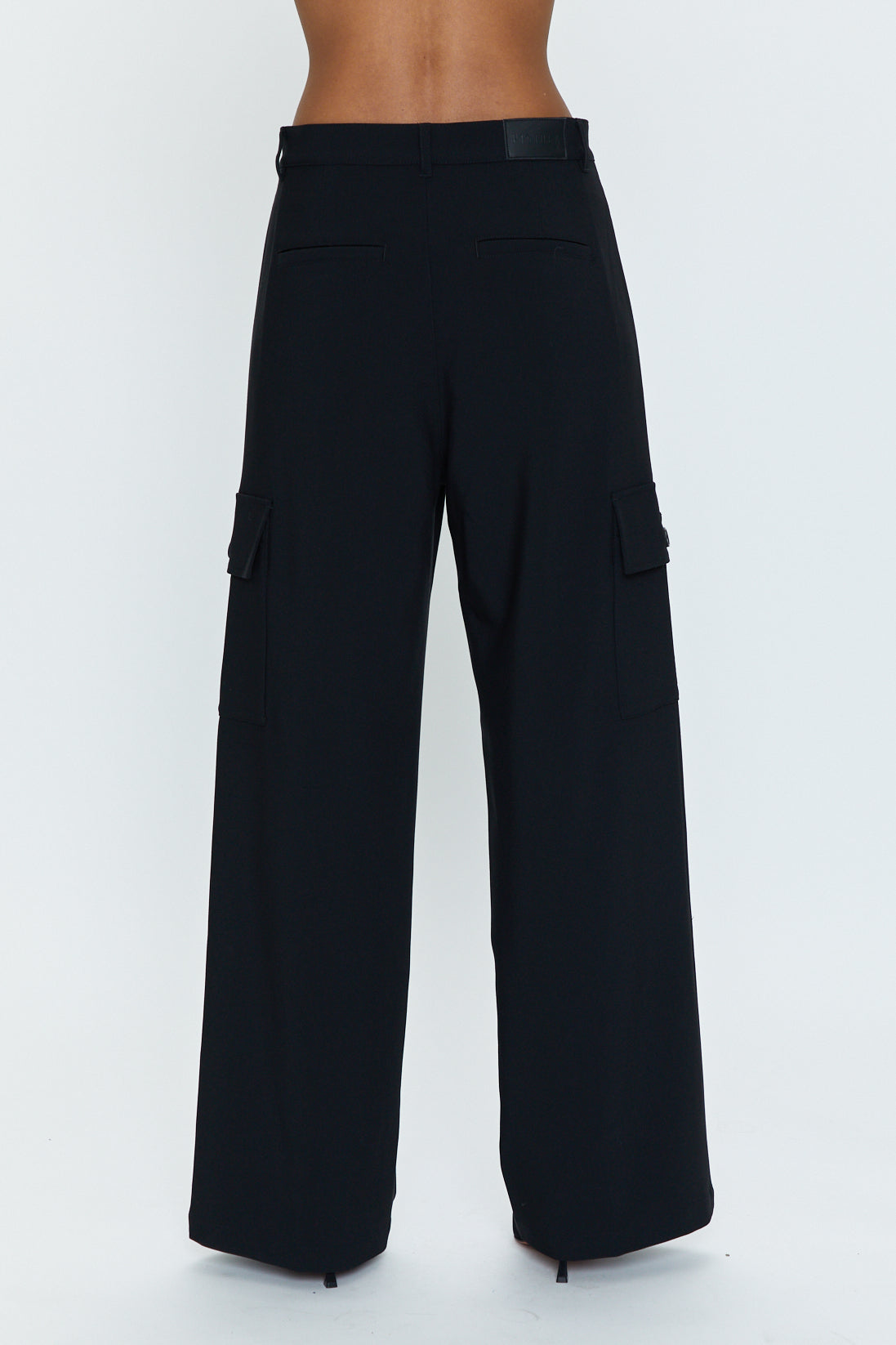 Harpa Women's Plain Regular Fit Top (GR3848A-BLACK_Small) 