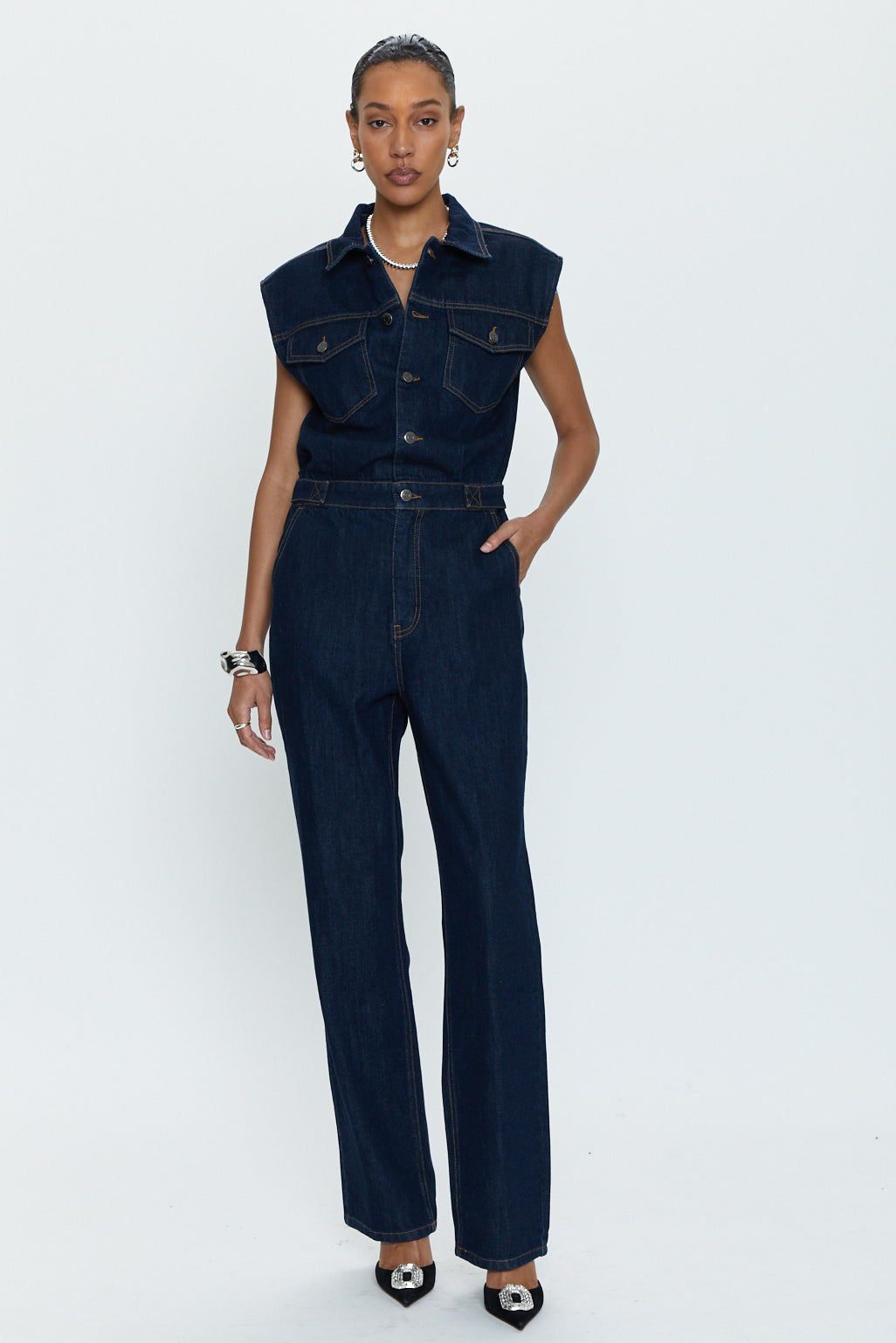 Denim Coverall Jumpsuit: Six Fall Outfits - Michelle Tomczak